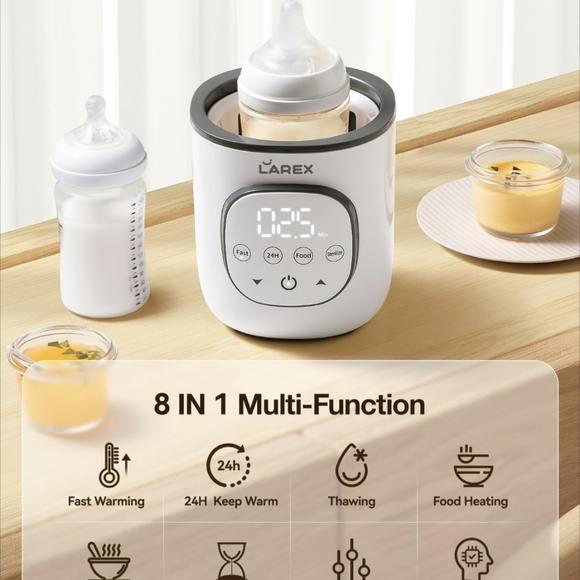 Larex Digital Baby Bottle Warmer White - Picture 2 of 6